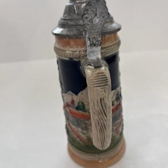 Original Gerzit Gerz Handmade West Germany Cobal Beer Stein October Fest - Picture 8 of 11